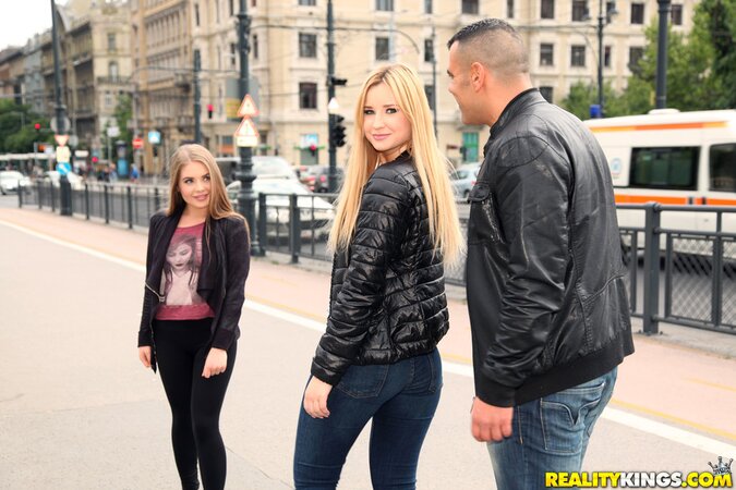 Babes in sexy jeans are going to fuck around and find out