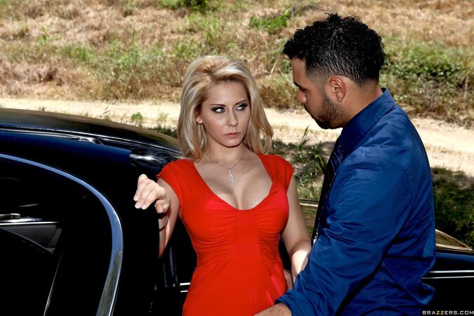 Madison Ivy cheats on her rich husband with his driver Keiran Lee