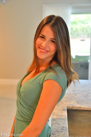 Chloe Black is being cheerful while giving us a peek at her