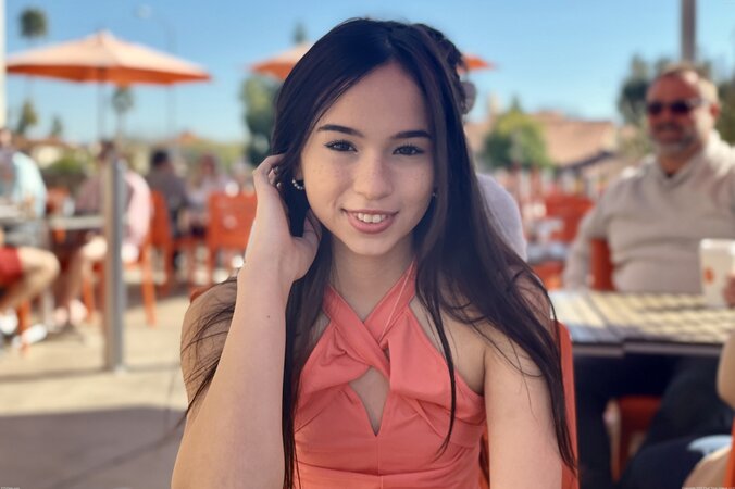 Do not be fooled by the innocent look of cute teen Dakota Tyler