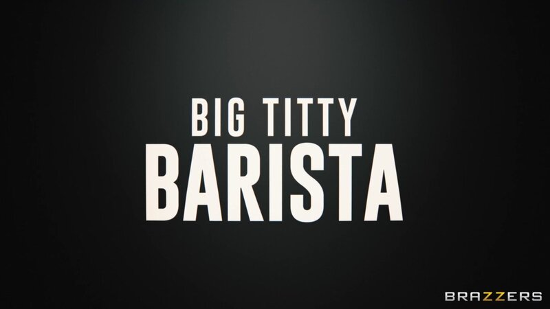 Awesome big tiddy barista getting throated and pussyfucked