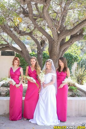 Innocent bachelorette party turns into a hardcore lesbian orgy
