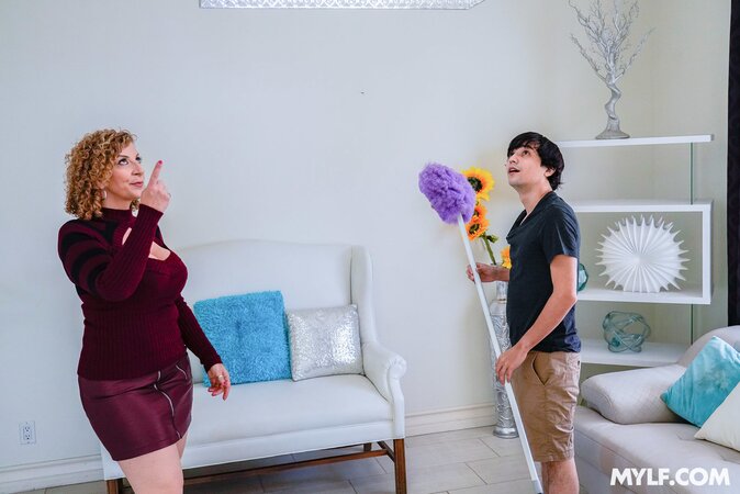 Sara Jay is ready to take a teen cock in her eager mature hole