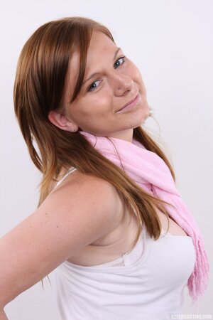 Redheaded cutie Sabrina Rose is going to show what she offers