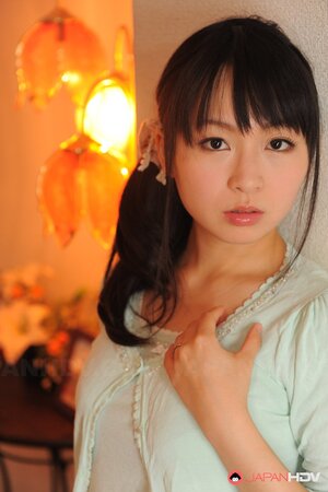 Asian girl has a hairy pussy but only husband can see it so she poses dressed up