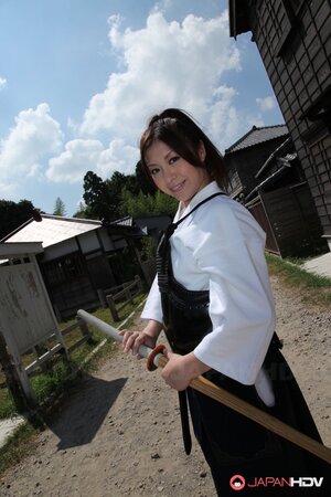 Oriental love came to learn self-defence but senseis touch her boobs