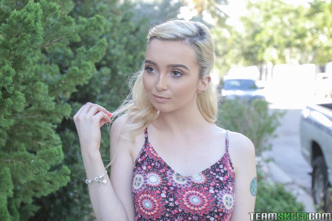 Lexi Lore flashes sexy panties before Kyle Mason date fuck