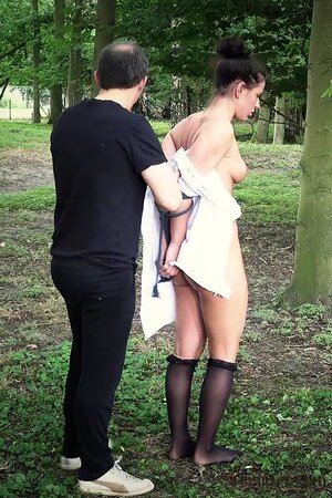 Girl doesn't know why but man has power over her body and scores muff