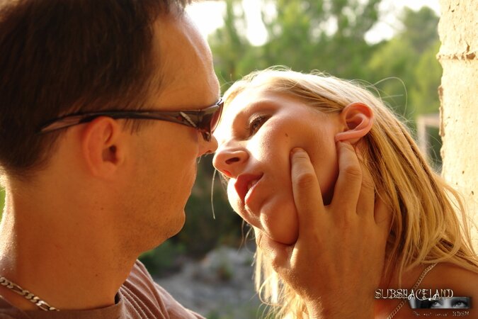 Chicks look at each other but they can't help because boy is their master