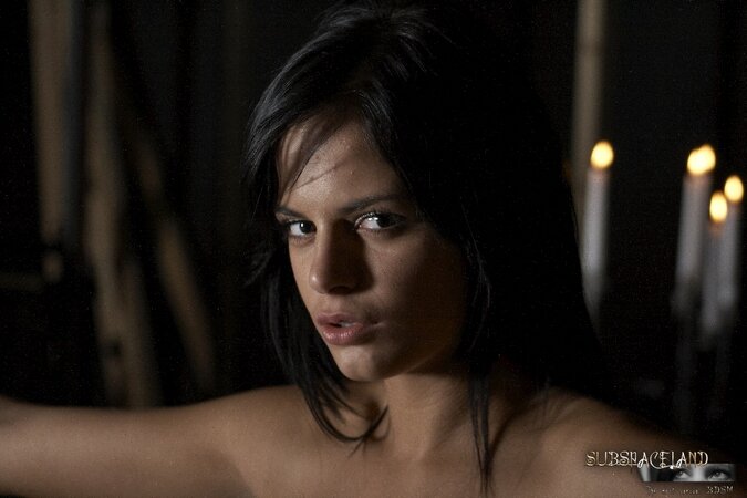 Dark-haired girl deserves to be fucked but pervert dominates her instead