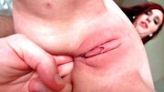 Ginger Maxx having anal sex and receiving very messy facial