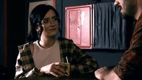 Real geeky girl ends up fucking his submissive asshole