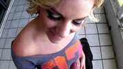 Great blowjob on the deck from sexy babe Sami St Clair