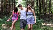 Two European sluts are ready to share a magnificent meat pole