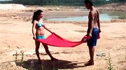 A hardcore lady is getting taken by three of her horny friends