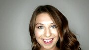 Amateur joyful girl proves that she could be a porn actress