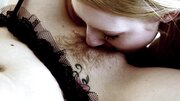 Two tiny femmes play pleasant same-sexed games together