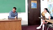 A firm young body is getting penetrated by a strong teacher