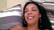 The Latina with a big ass is making a sexy display for us all