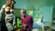 Haunted house mummy fucked by a gigantic dick