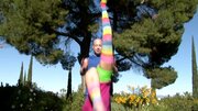 A hot thing with a skinny ass is getting fucked in the yard outdoor