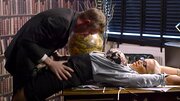 A blonde with large tits gets fucked in her meaty pussy hard