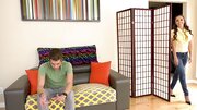 Voluptuous MILF needs just a few seconds to seduce young dude