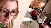 Stunning girl Stella Cox has nice sex with BF's brother