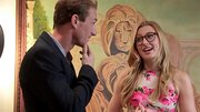 Bespectacled girl seduces her indecisive man