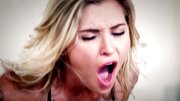 Tattooed blonde has fun with the well-hung beau