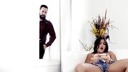 Smart coquette seduces voyeur who really wants to fuck her