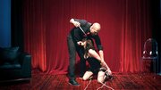Obedient tied-up colleen Jessica Rex is under control of Xander Corvus
