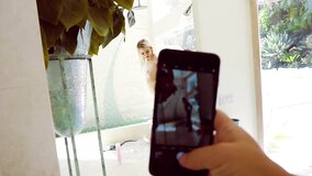 Man was just spying on Chloe Cherry as she asked him fucking
