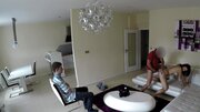 While the couple is having a wank, the young bloke is filming them