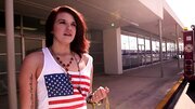 Redhead teen takes a cumshot after trying to sell fake jewelry