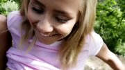 Colombian blonde with pleasure practices outdoor sex for money