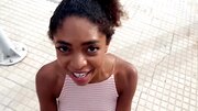 Sexy chocolate has twat explored by railwayman's strong dick