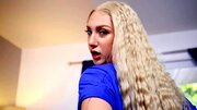 Fuck on camera stimulates the blonde to perform household chores