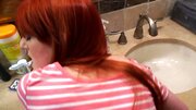 Girl isn't a lesbian and she proves it by sex with stepdad