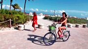 Bikini comes off an ass so a dick could come inside it