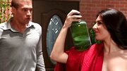 Chick breaks boyfriend's heart but finally satisfies carnal urges