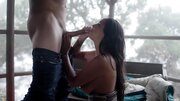 MILF was prepared for sex and invited man to nail her in gazebo