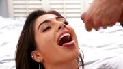 Tall guy joins Latina roommate in time to fuck her greedy twat