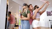 Threesome fuck is more interesting for the chicks than a pinata