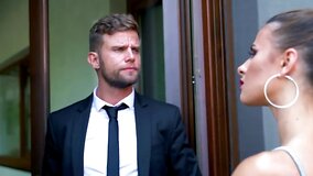 Sexy MILF blackmailed into anal sex with her handsome boss