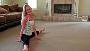 Blonde enters her video for a competition. Will she win?