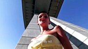 Chick is offered cash to have some sex in public