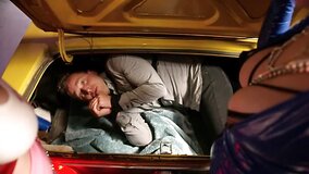 Guy is just hostage but he fucks two blonde teen abductors