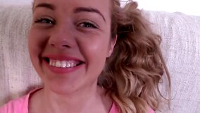 Girl doesn't understand words but she knows man wants anal sex