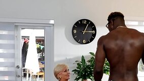 Seka Black finally tempted stepson's black friend Jax Slayher